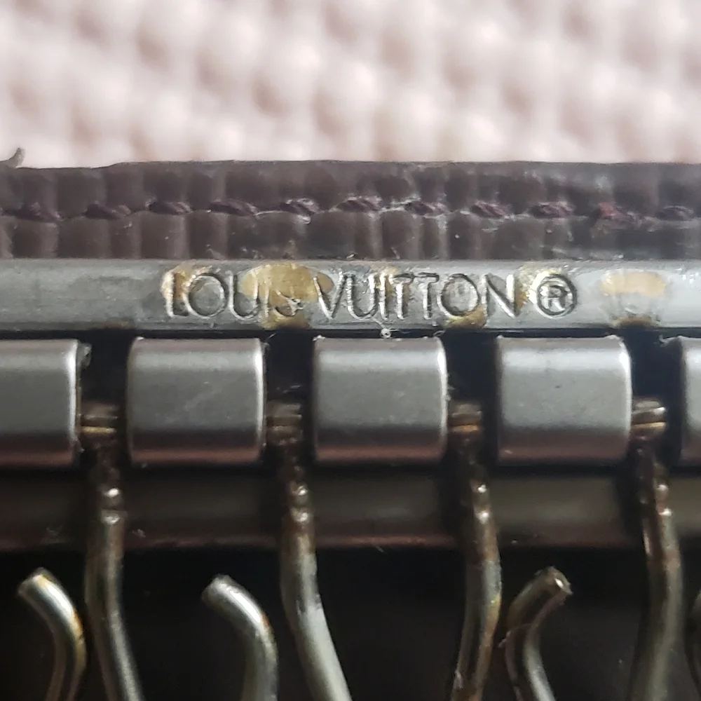 Louis Vuitton Brown Epi Leather Key Holder Case Pouch